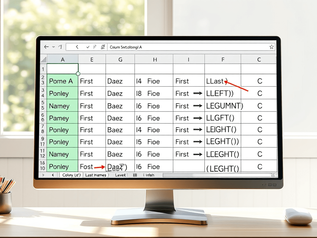 SEPARATE FIRST AND LAST NAME IN&nbsp;EXCEL